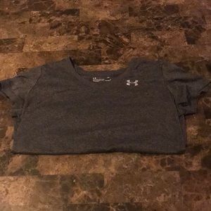 Dark gray under armor workout shirt